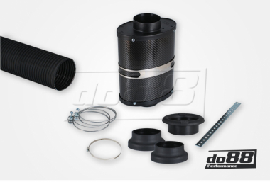 BMC OTA Oval Trumpet Airbox,  Carbone, Raccord 70mm, Longueur 254mm