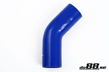 Durite silicone Bleu de 45 degrés 2,5'' (63mm)