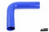 Durite silicone Bleu de 90 degrés jambe longue 2,5'' (63mm)