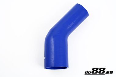 Durite silicone Bleu de 45 degrés 3,25 - 4'' (83-102mm)