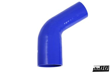 Durite silicone Bleu de 60 degrés 3 - 4'' (76 - 102mm)