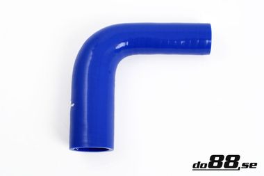 Durite silicone Bleu de 90 degrés 0,75 - 1'' (19 - 25mm)