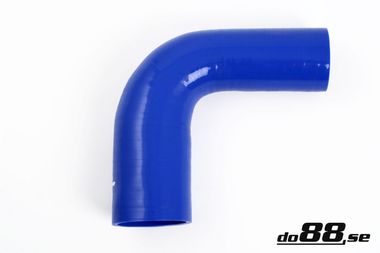 Durite silicone Bleu de 90 degrés 1,75 - 2,5'' (45-63mm)