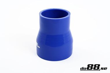 Durite silicone réduction Bleu 2,375 - 3'' (60-76mm)