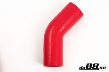 Durite silicone Rouge de 45 degrés 2,5'' (63mm)