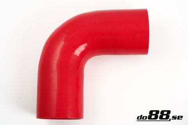 Durite silicone Rouge de 90 degrés 4'' (102mm)