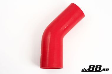 Durite silicone Rouge de 45 degrés 3 - 3,5'' (76 - 89mm)