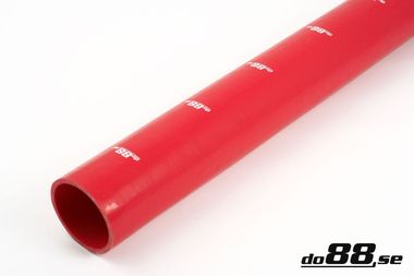 Durite silicone par décimètre Rouge 3,5'' (89mm)
