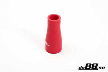 Durite silicone réduction Rouge 1 - 1,375'' (25-35mm)