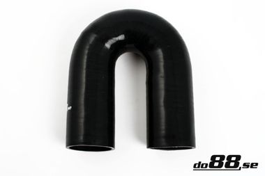 Durite silicone Noir de 180 degrés 2,375'' (60mm)