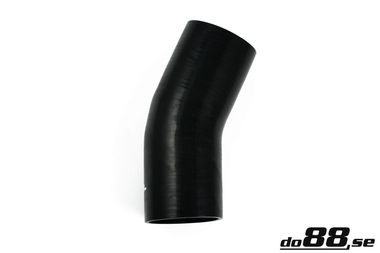 Durite silicone Noir de 25 degrés 4'' (102mm)