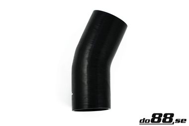 Durite silicone Noir de 25 degrés 4,5'' (114,5mm)