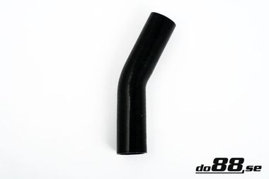 Durite silicone Noir de 25 degrés 1'' (25mm)