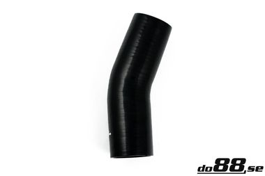 Durite silicone Noir de 25 degrés 2,56'' (65mm)