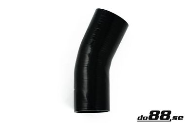 Durite silicone Noir de 25 degrés 3,5'' (89mm)