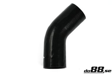 Durite silicone Noir de 45 degrés 4'' (102mm)