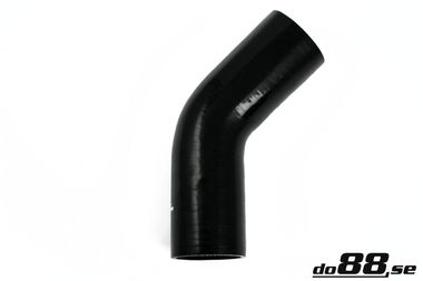 Durite silicone Noir de 45 degrés 2,875'' (73mm)