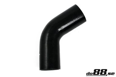 Durite silicone Noir de 60 degrés 3,5'' (89mm)