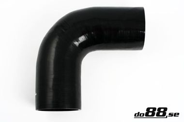 Durite silicone Noir de 90 degrés 4'' (102mm)