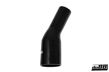 Durite silicone Noir de 25 degrés 2 - 2,5'' (51 - 63mm)