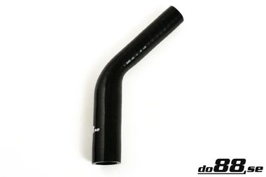 Durite silicone Noir de 45 degrés 0,5 - 0,75'' (13-19mm)