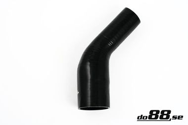 Durite silicone Noir de 45 degrés 2,375 - 3'' (60 - 76mm)