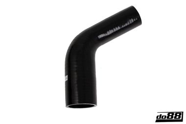 Durite silicone Noir de 60 degrés 0,5 - 0,75'' (13-19mm)