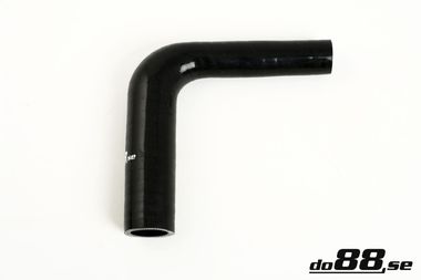 Durite silicone Noir de 90 degrés 0,75 - 1,25'' (19-32mm)