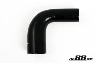 Durite silicone Noir de 90 degrés 1,875 - 2,125'' (48-54mm)