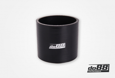 Durite silicone Noir Couplage 3'' (76mm) Longueur 76mm