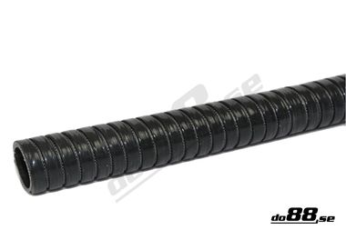 Durite silicone Noir Flexible 1,375'' (35mm), 4 mètres