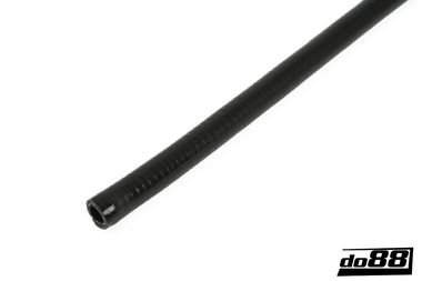 Durite silicone Noir Flexible Lisse 0,875'' (22mm)
