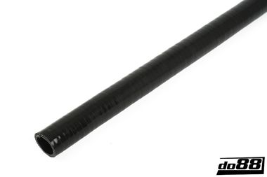 Durite silicone Noir Flexible Lisse 1,0'' (25mm)