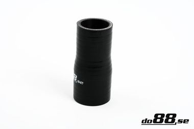 Durite silicone réduction Noir 1 - 1,375'' (25-35mm)
