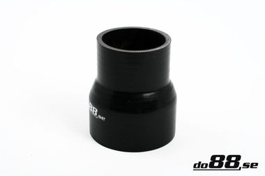 Durite silicone réduction Noir 2,5 - 3'' (63-76mm)