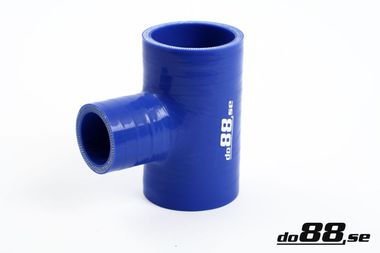 Durite silicone Bleu T 2,125'' + 1,25'' (54+32mm)