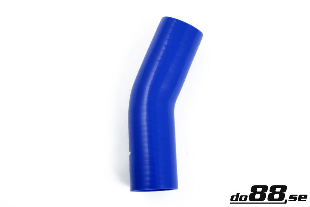 Tuyau En Silicone Bleu Coudé à 90° Pour Voiture - Diamètre Intérieur 51-63mm, Longueur 90mm, Résiste Jusqu'à 300°C