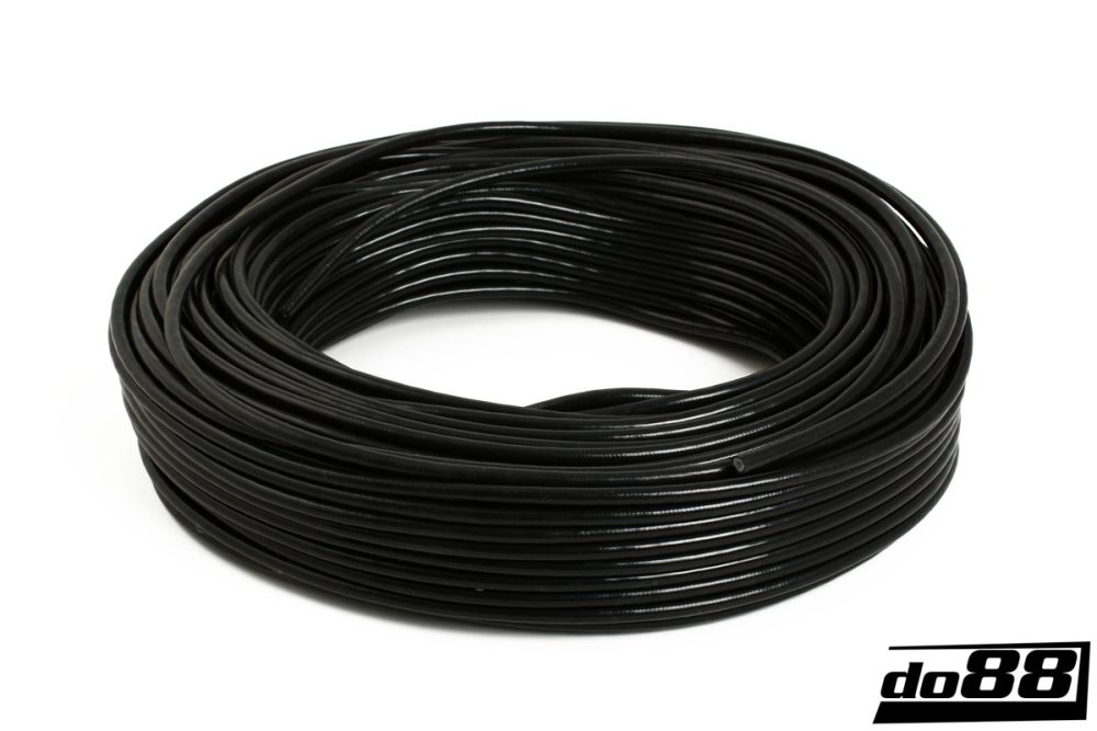 Durite silicone Renforcé Noir 0,375'' (9,5mm)