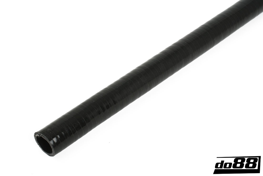 Durite silicone Renforcé Noir 0,375'' (9,5mm)