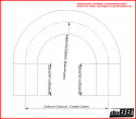 Tube aluminium 180 degrés 1\'\' (25mm)