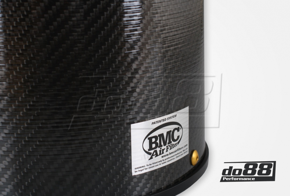BMC CDA Carbon Dynamic Airbox,  Carbone, Raccord 120mm, Longueur 260mm