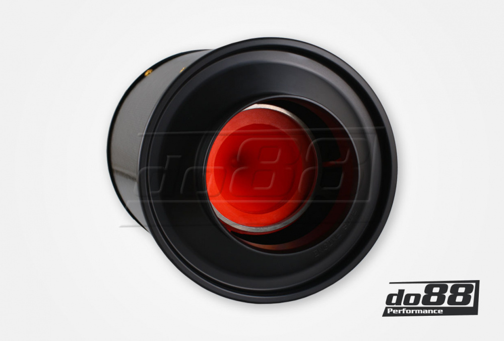 BMC CDA Carbon Dynamic Airbox,  Carbone, Raccord 120mm, Longueur 260mm