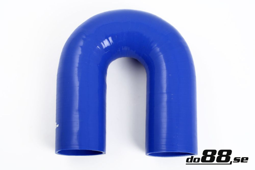 Durite silicone Bleu de 180 degrés 4\'\' (102mm) dans le groupe Durites silicone / Durites / Durite silicone Bleu / Coudes / 180 degrés chez do88 AB (B180G102)