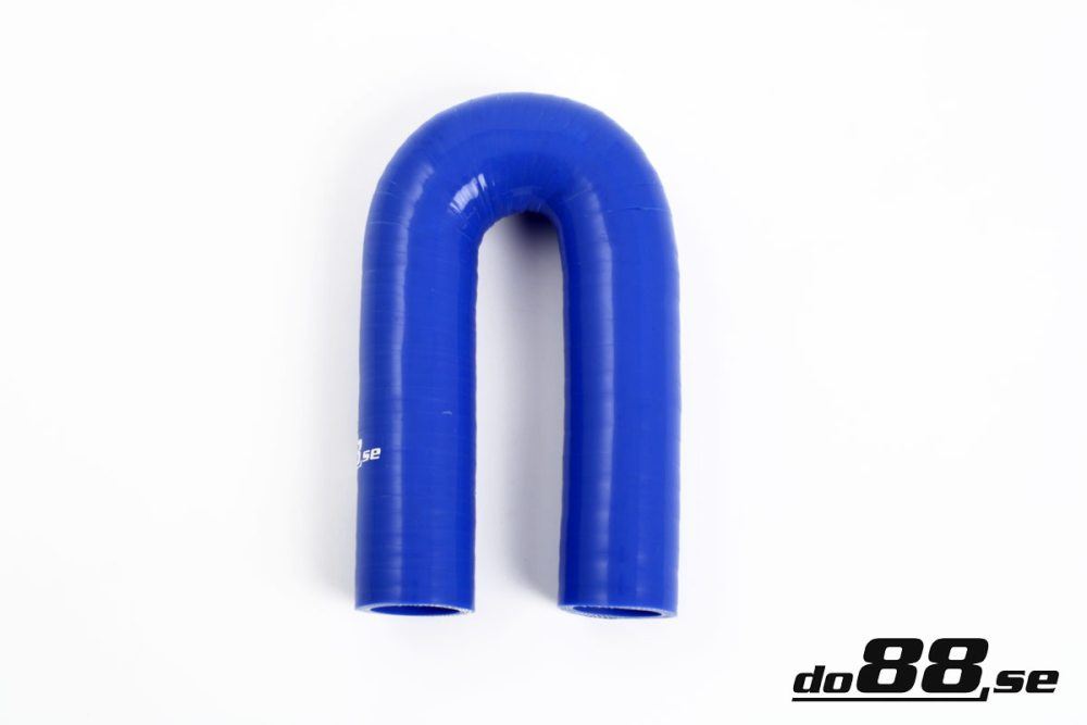 Durite silicone Bleu de 180 degrés 0,43\'\' (11mm) dans le groupe Durites silicone / Durites / Durite silicone Bleu / Coudes / 180 degrés chez do88 AB (B180G11)