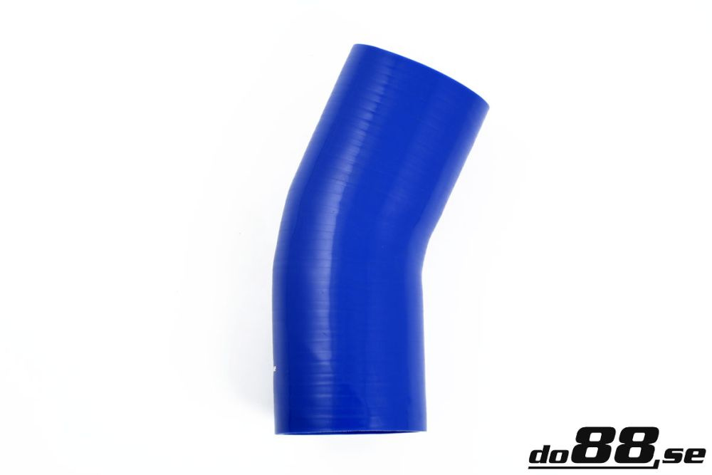 Durite silicone Bleu de 25 degrés 4\'\' (102mm) dans le groupe Durites silicone / Durites / Durite silicone Bleu / Coudes / 25 degrés chez do88 AB (B25G102)