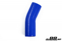 Durite silicone Bleu de 25 degrés 3,25\'\' (83mm)