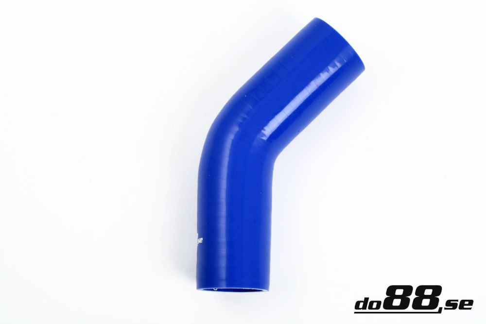 Durite silicone Bleu de 45 degrés 2,126\'\' (54mm) dans le groupe Durites silicone / Durites / Durite silicone Bleu / Coudes / 45 degrés chez do88 AB (B45G54)