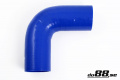 Durite silicone Bleu de 90 degrés 3'' (76mm) Durite silicone Bleu de 90 degrés 3'' (76mm)