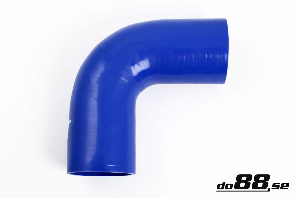 Durite silicone Bleu de 90 degrés 3,125\'\' (80mm) dans le groupe Durites silicone / Durites / Durite silicone Bleu / Coudes / 90 degrés chez do88 AB (B90G80)