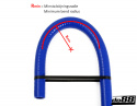 Durite silicone Bleu Flexible Lisse 0,625\'\' (16mm)